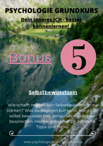 Psychologie Grundkurs Bonus 5